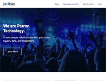 Tablet Screenshot of patrontechnology.com